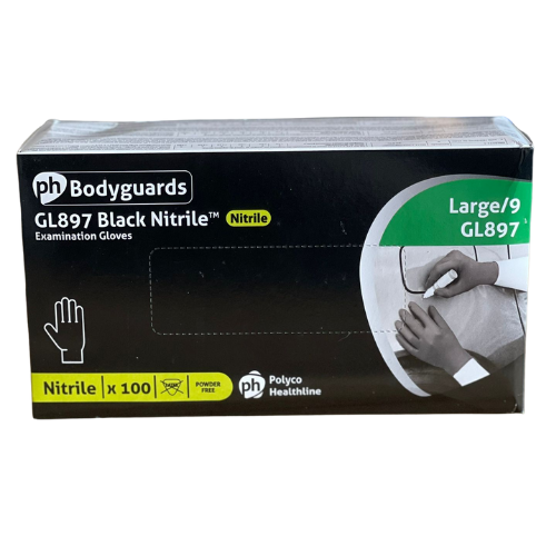Load image into Gallery viewer, ph-bodyguards-black-nitrile-gloves
