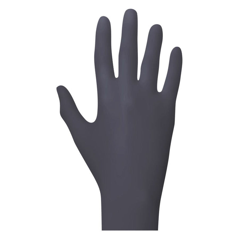Load image into Gallery viewer, uni-gloves-black-pearl-black-nitrile-gloves
