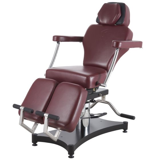 Load image into Gallery viewer, TATSOUL 680 OROS TATTOO CLIENT CHAIR - OX BLOOD
